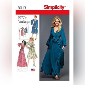 Simplicity S8013 Uncut Sewing Pattern